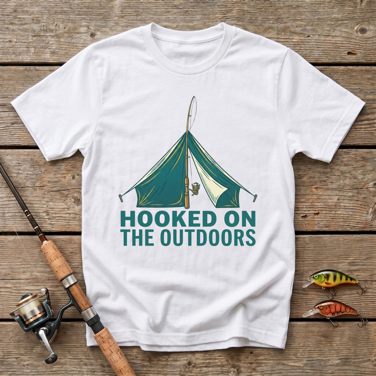 Hooked On The Outdoors T-Shirt