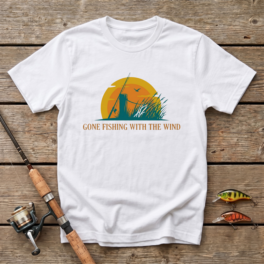 Gone Fishing With The Wind T-Shirt