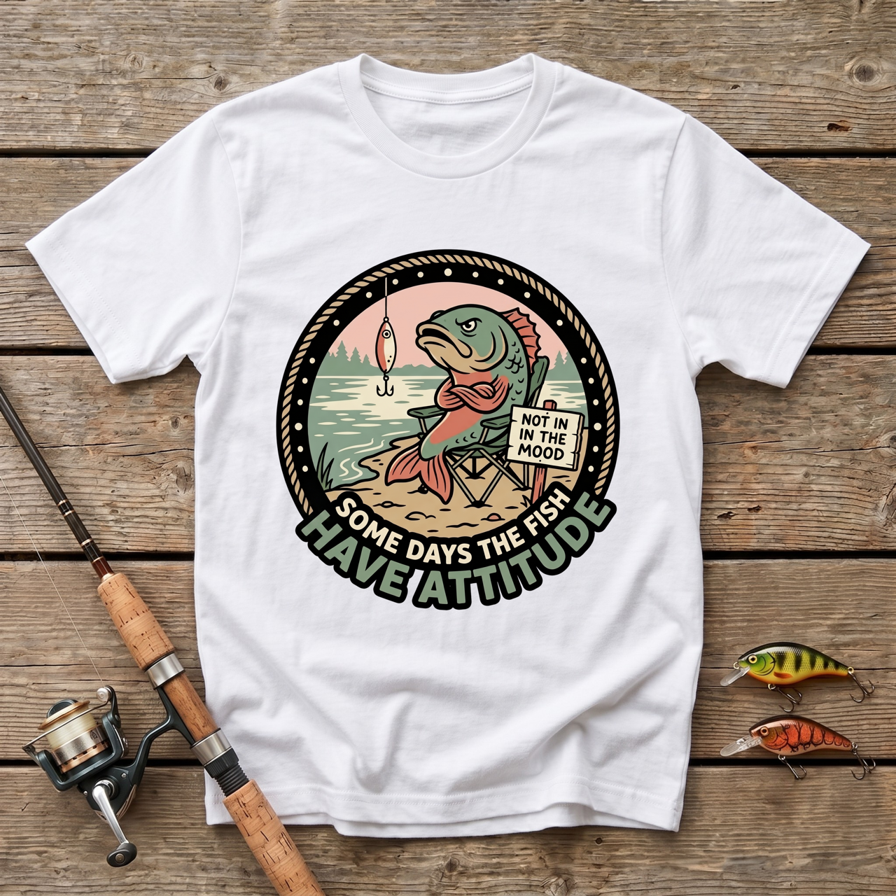 Some Days The Fish Have Attitude T-Shirt