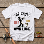 She Casts Her Own Luck T-Shirt