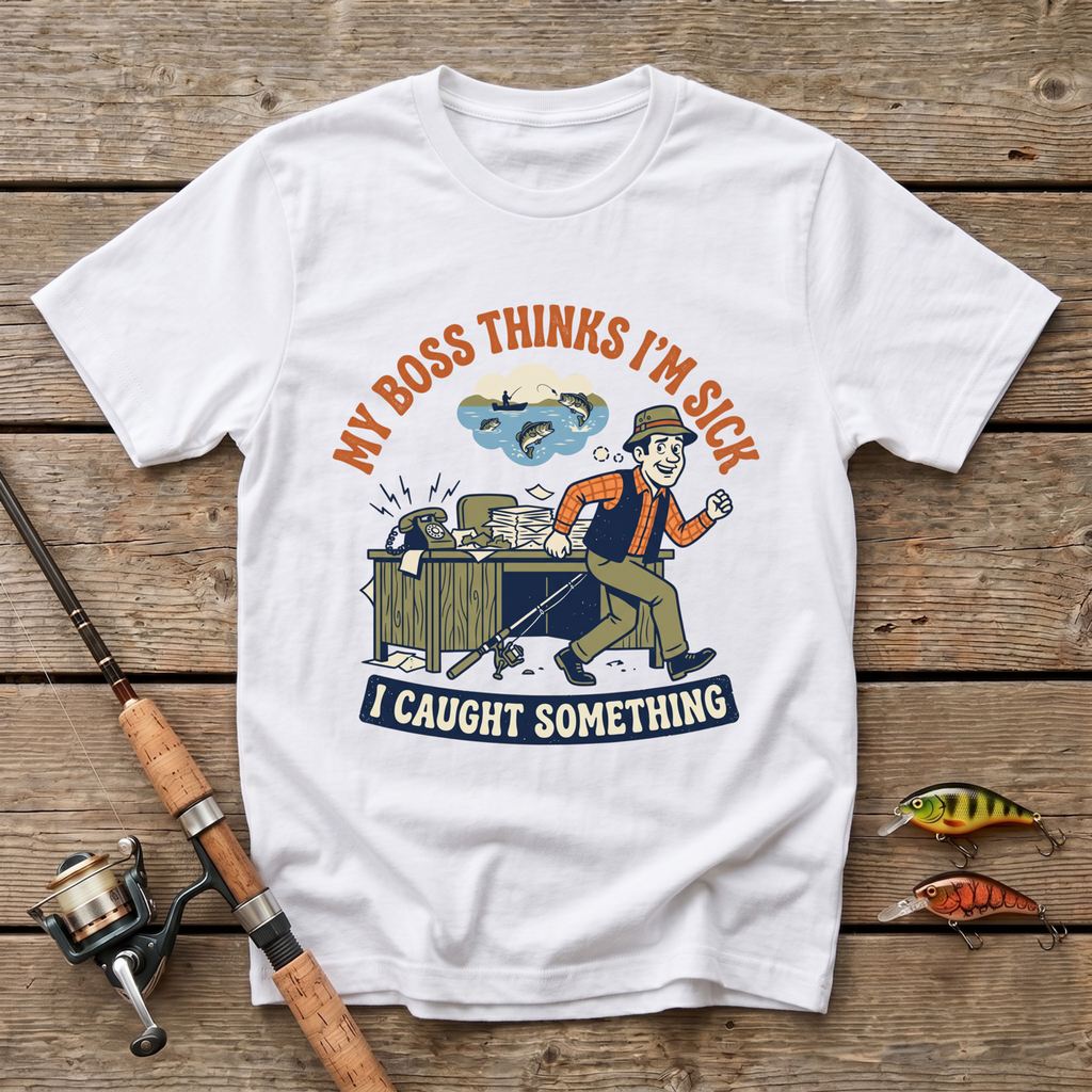 My Boss Thinks I'm Sick, I Caught Something T-Shirt