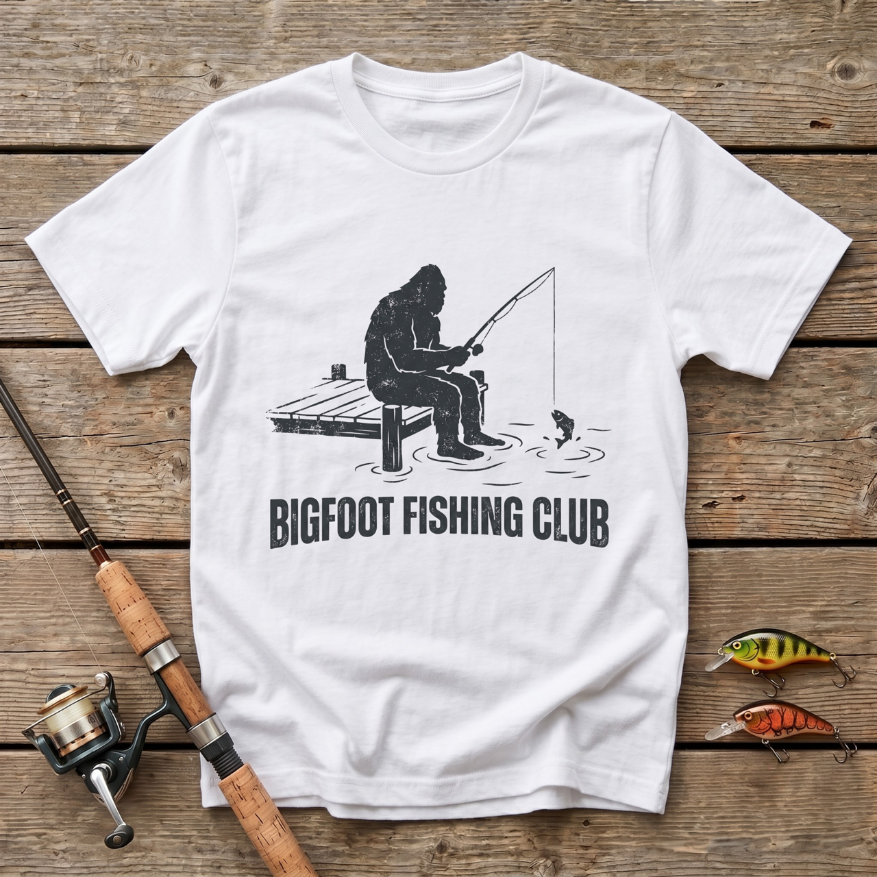 Bigfoot Fishing Club T-Shirt