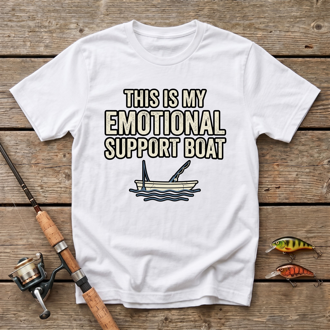 Emotional Support Boat T-Shirt