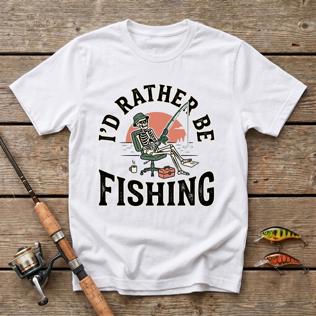 Id Rather Be Fishing T-Shirt