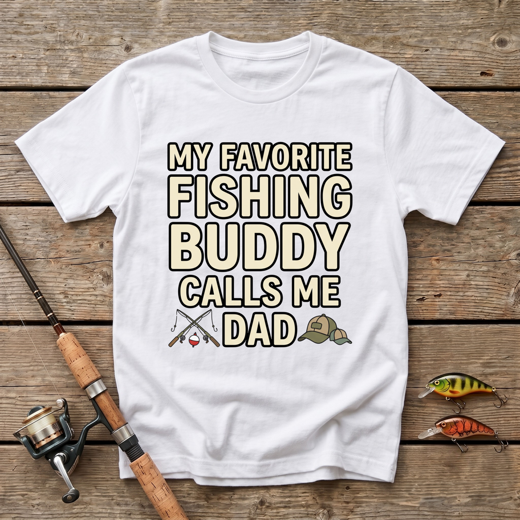 My Favorite Fishing Buddy Calls Me Dad T-Shirt