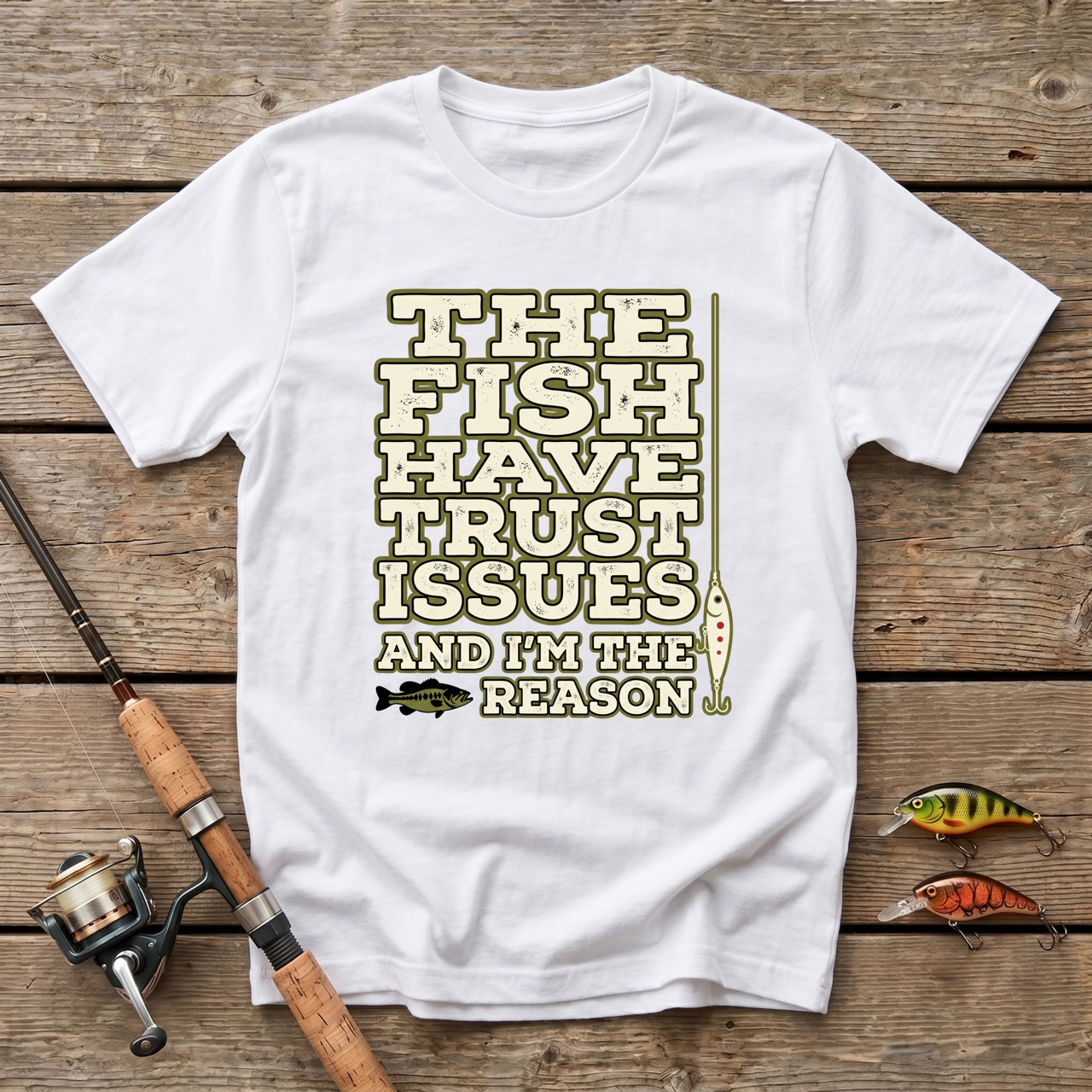 The Fish Have Trust Issues And I'm The Reason T-Shirt