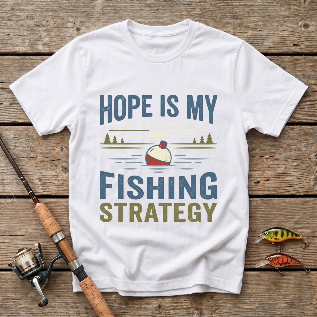 Hope Is My Fishing Strategy T-Shirt