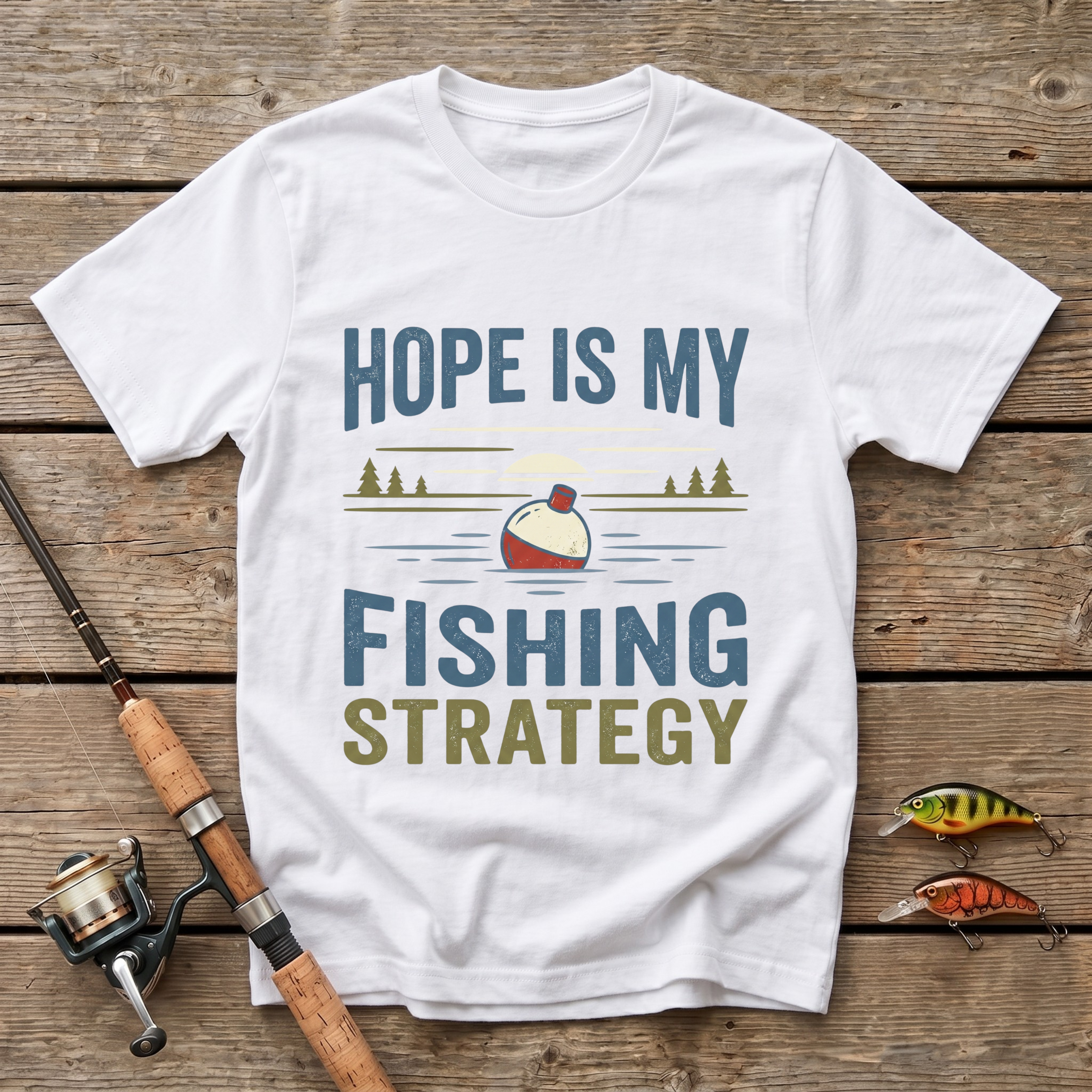 Hope Is My Fishing Strategy T-Shirt