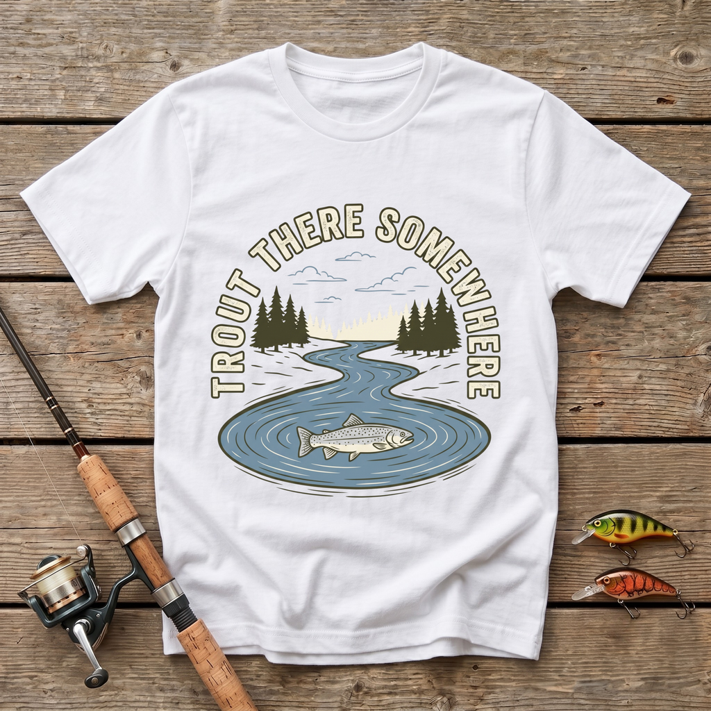 Trout There Somewhere T-Shirt