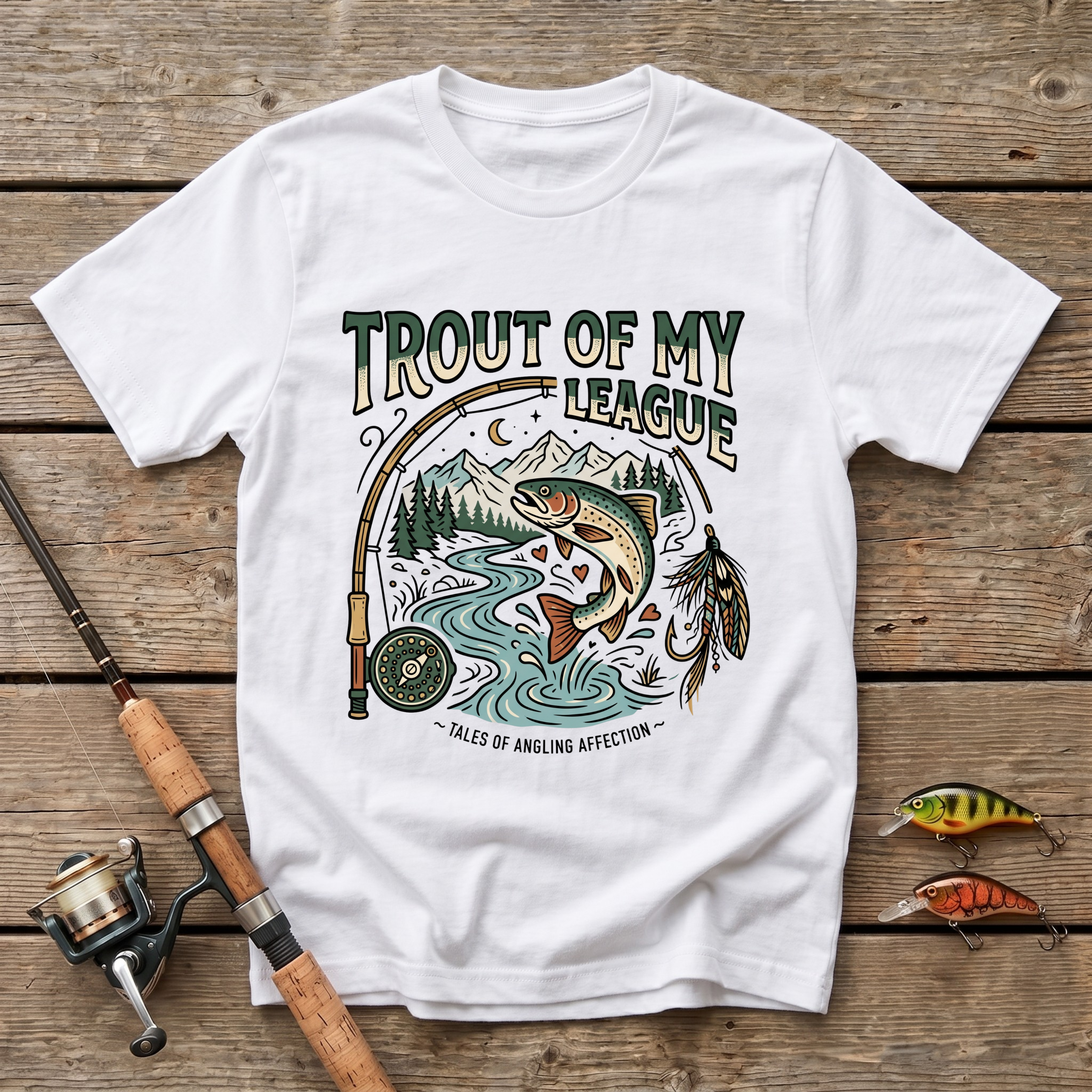 Trout Of My League T-Shirt