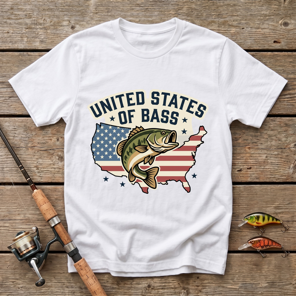 United States Of Bass T-Shirt