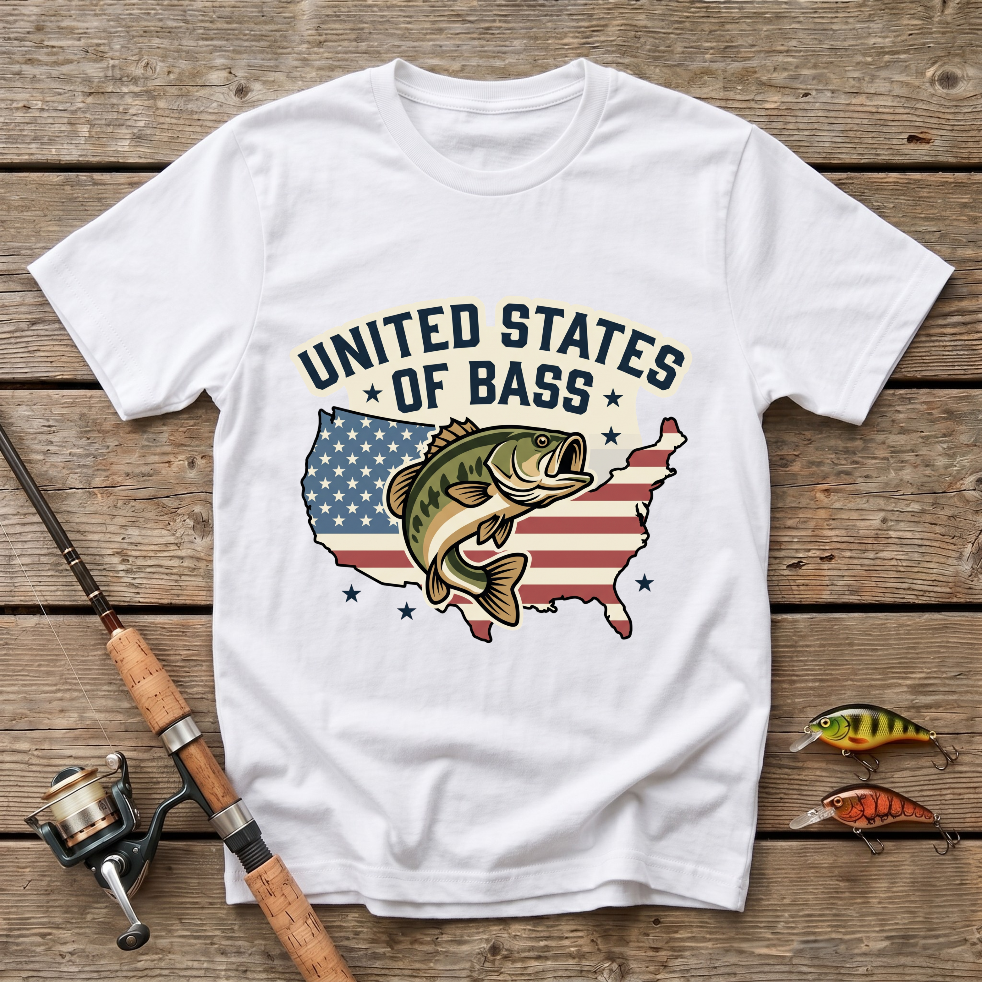 United States Of Bass T-Shirt