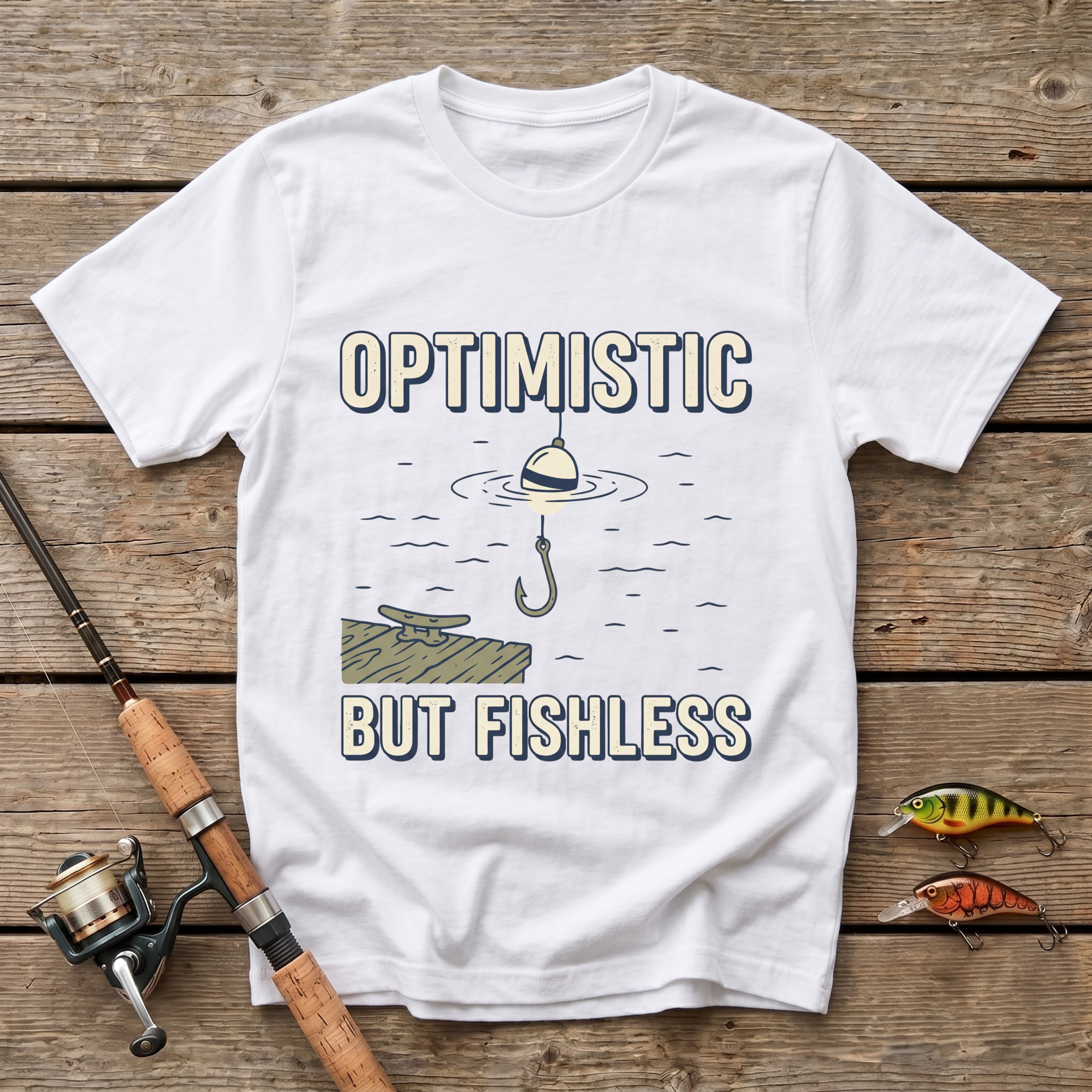 Optimistic But Fishless T-Shirt