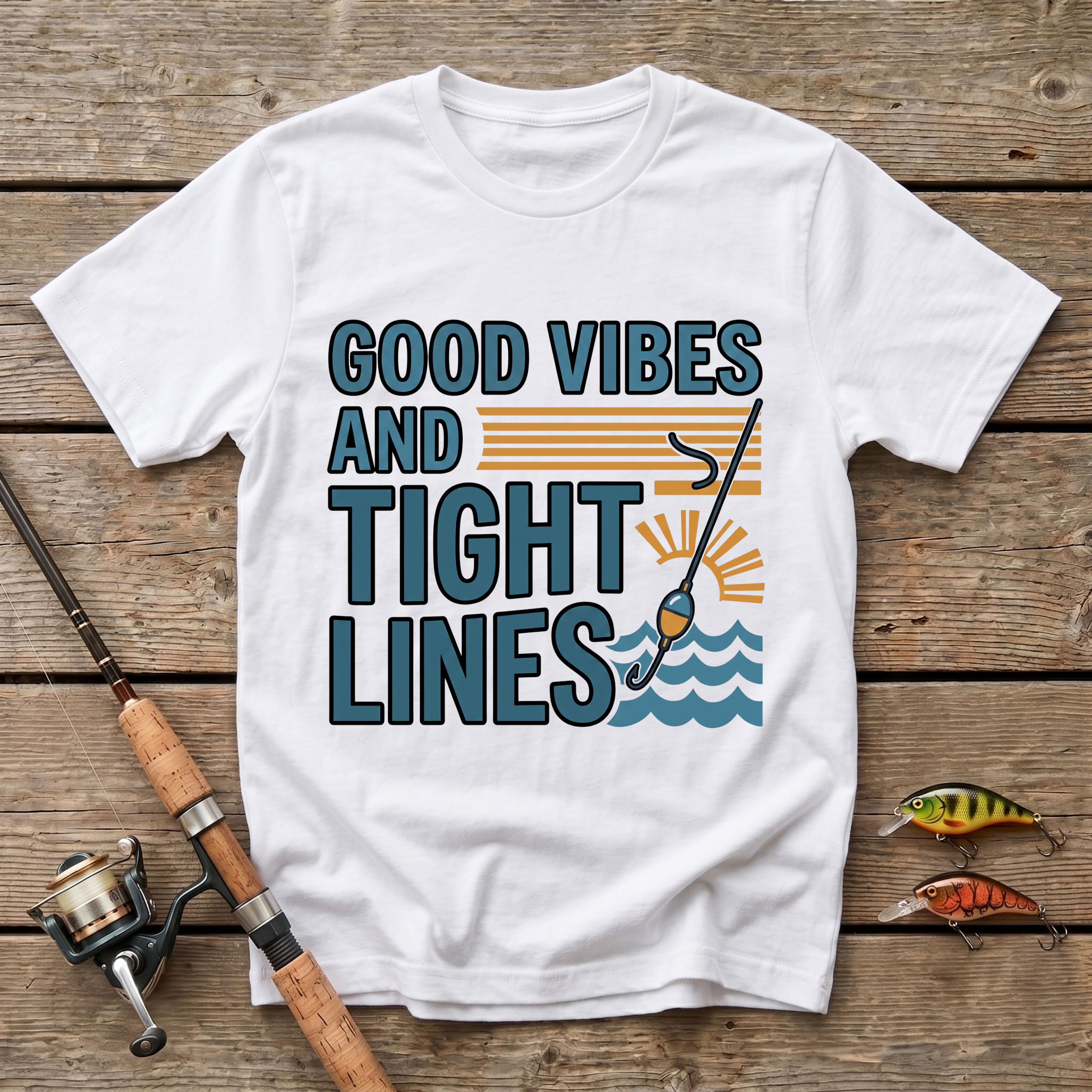 Good Vibes And Tight Lines T-Shirt