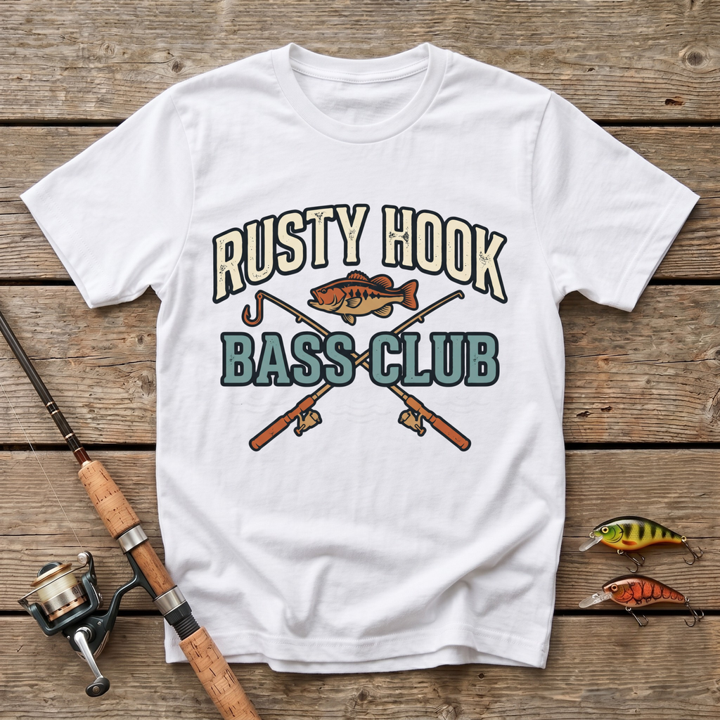 Rusty Hook Bass Club T-Shirt
