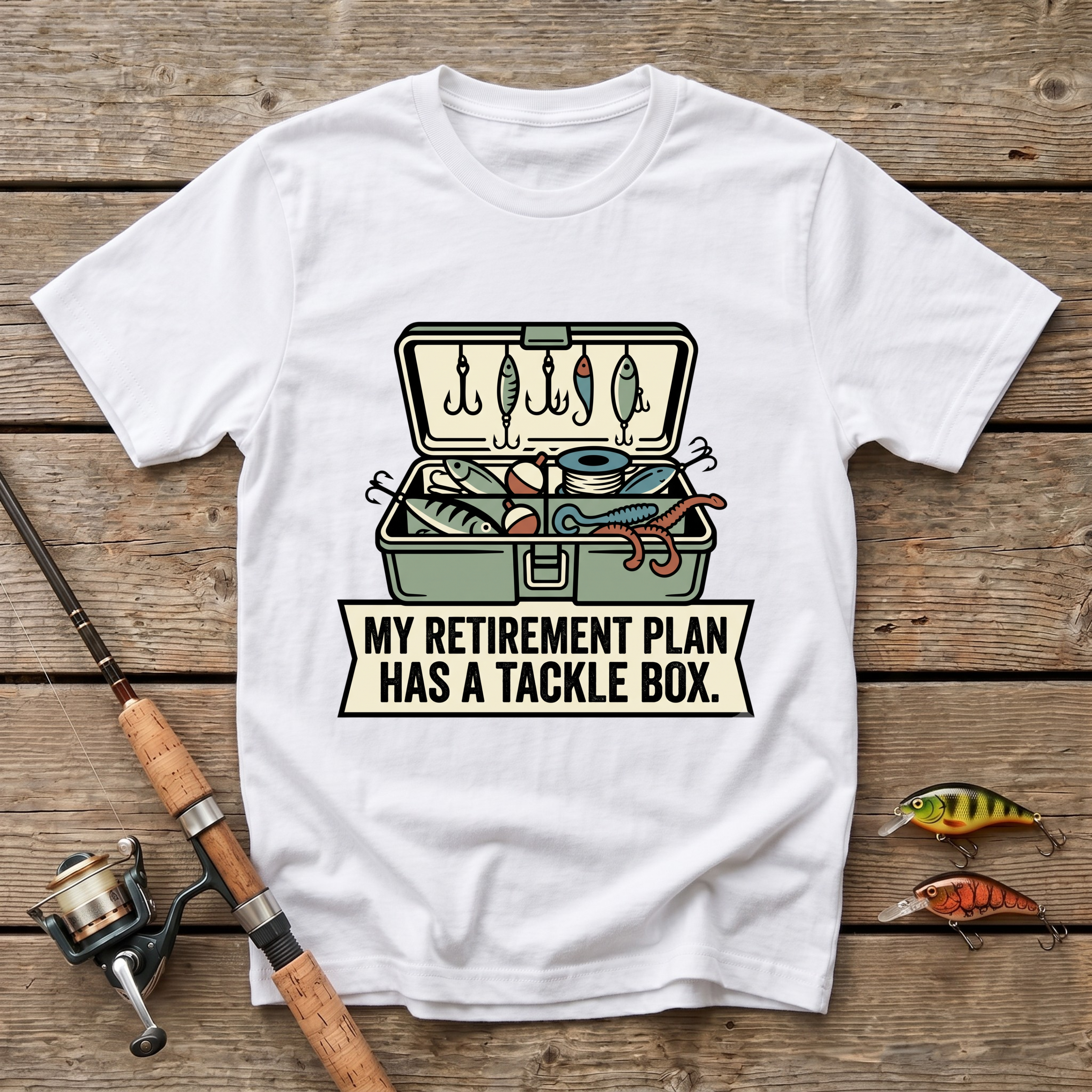 Retirement Tackle Box T-Shirt