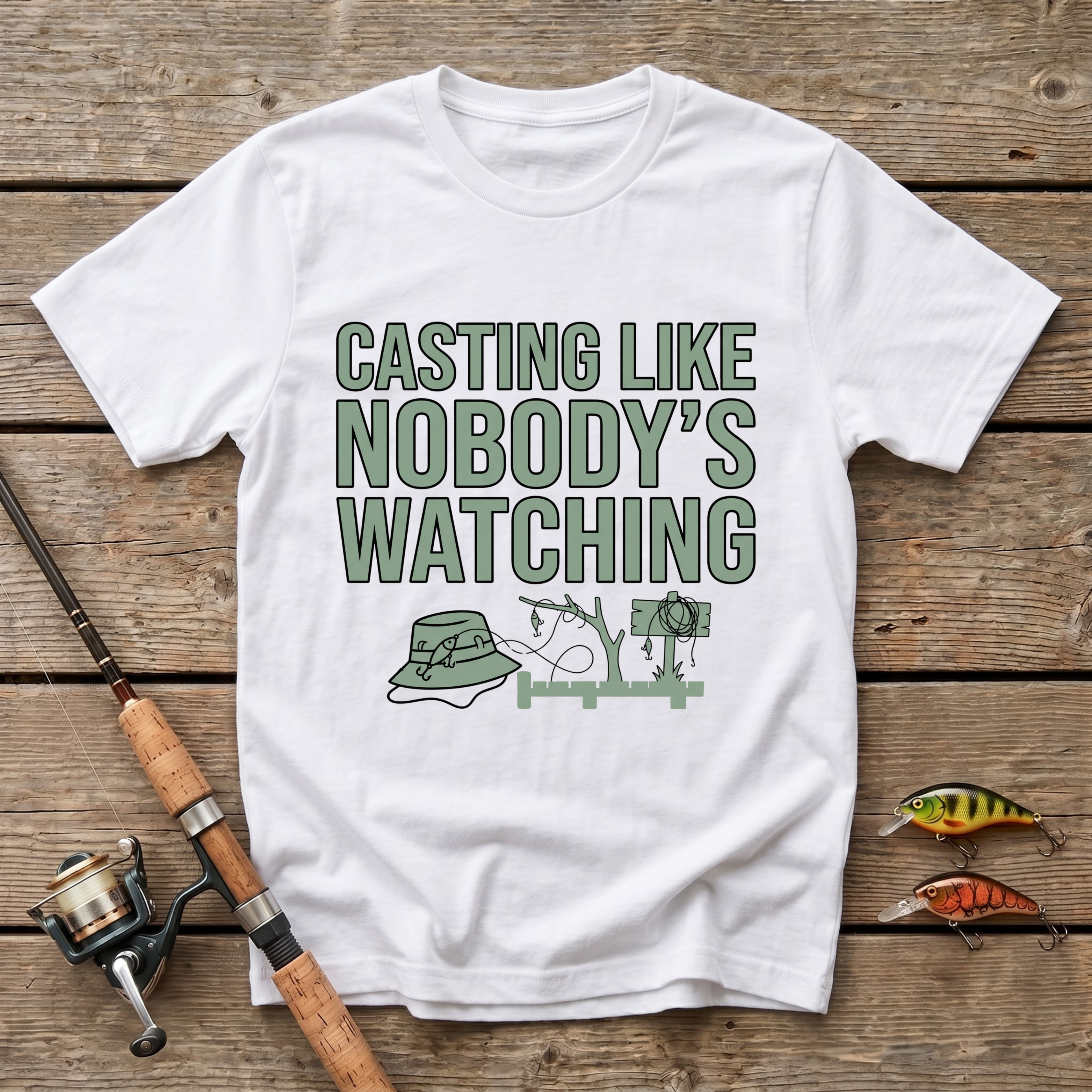 Cast Like Nobody Is Watching T-Shirt