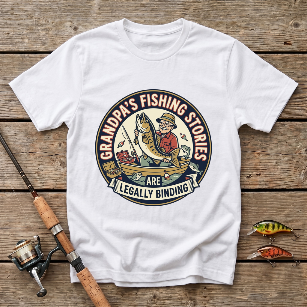 Grandpa's Fishing Stories T-Shirt