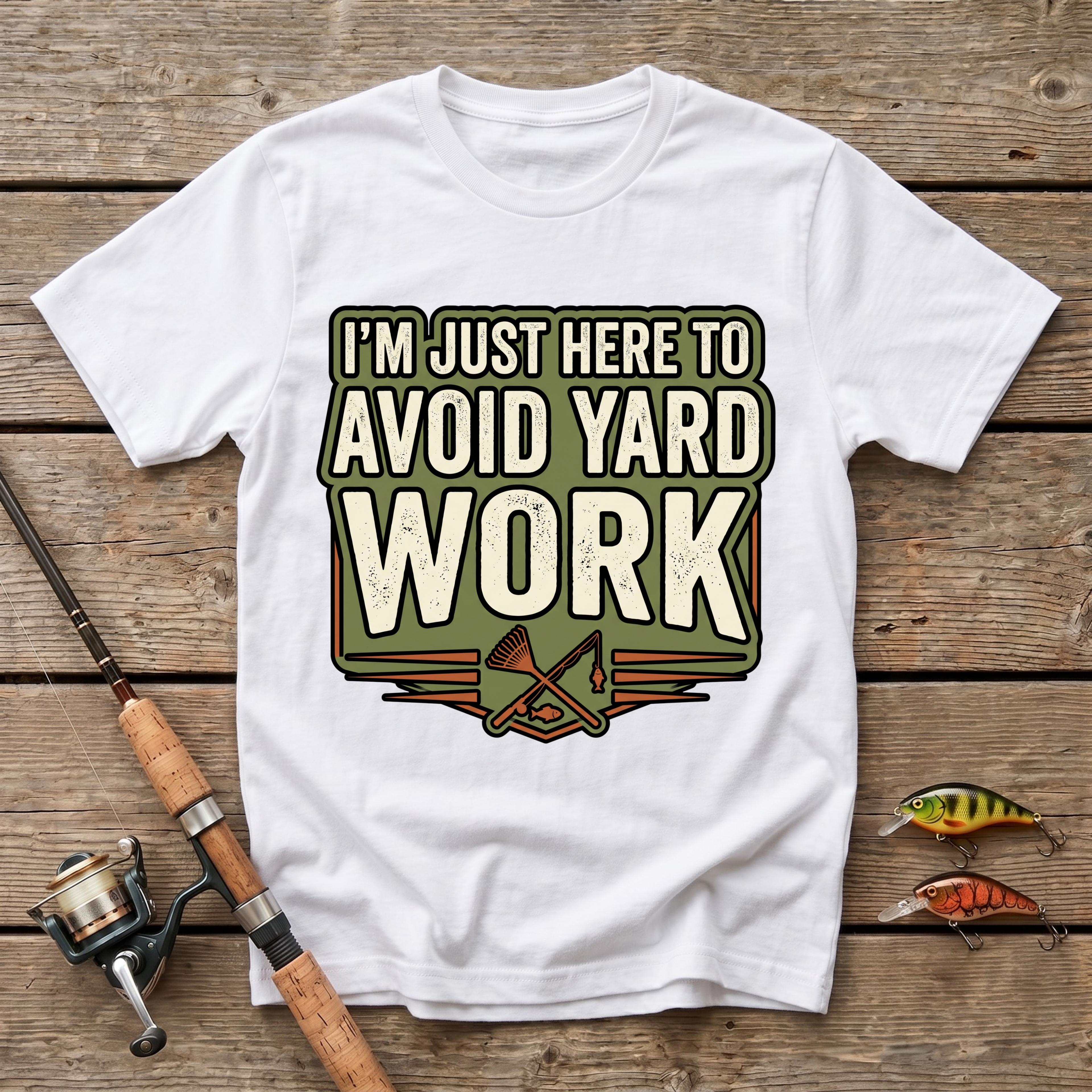 I'm Just Here To Avoid Yard Work T-Shirt