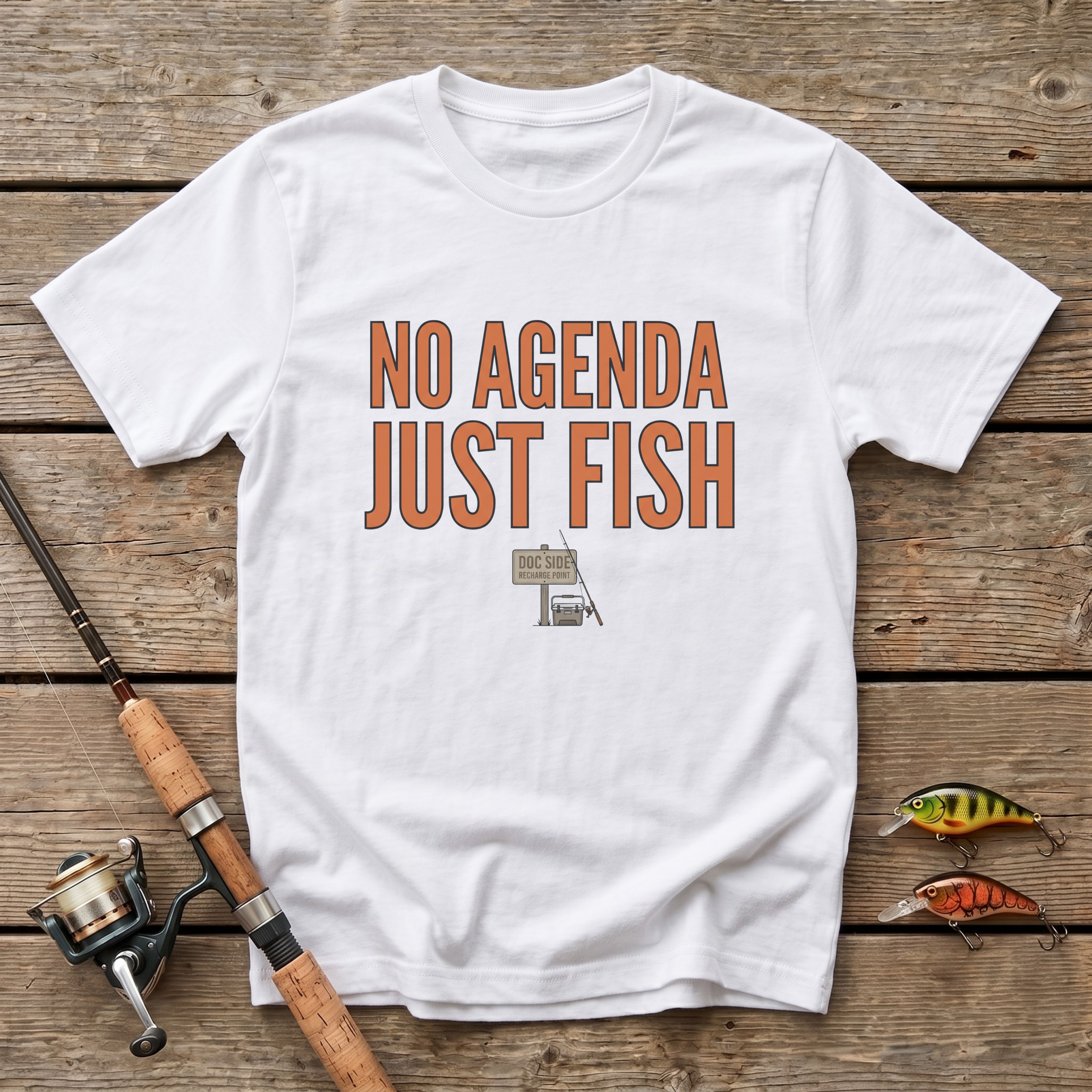 No Agenda Just Fish T-Shirt