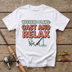 Weekend Plans: Cast And Relax T-Shirt
