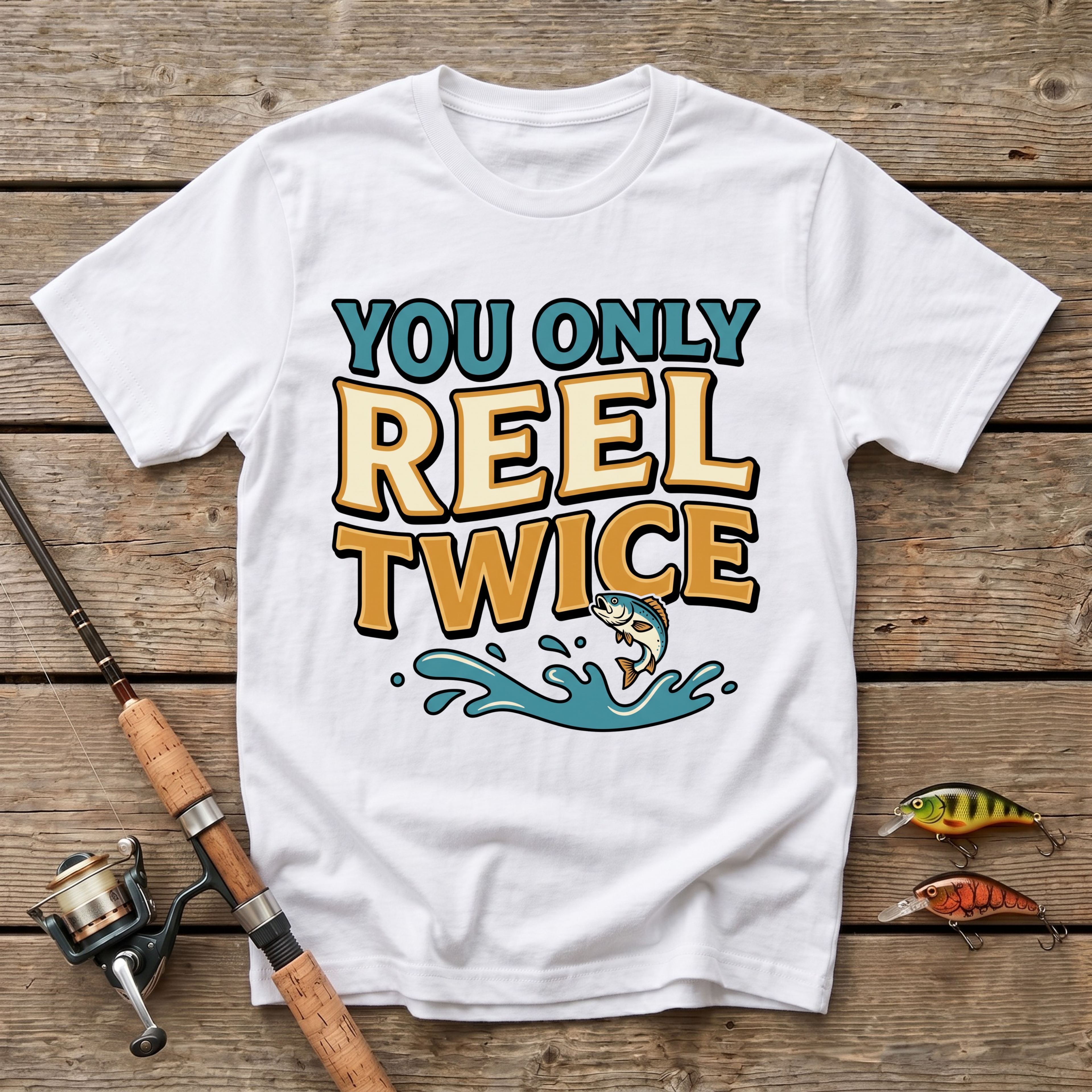 You Only Reel Twice T-Shirt