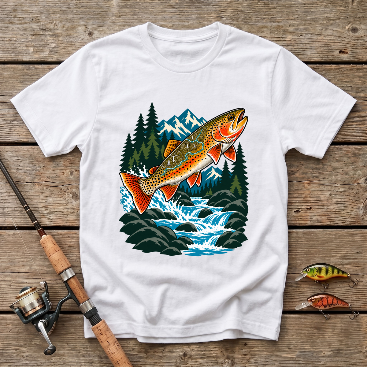Trout Leaping T-Shirt