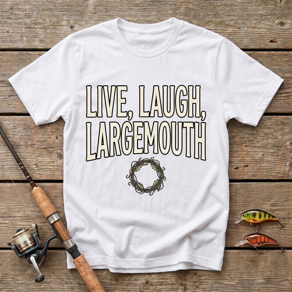 Live, Laugh, Largemouth T-Shirt