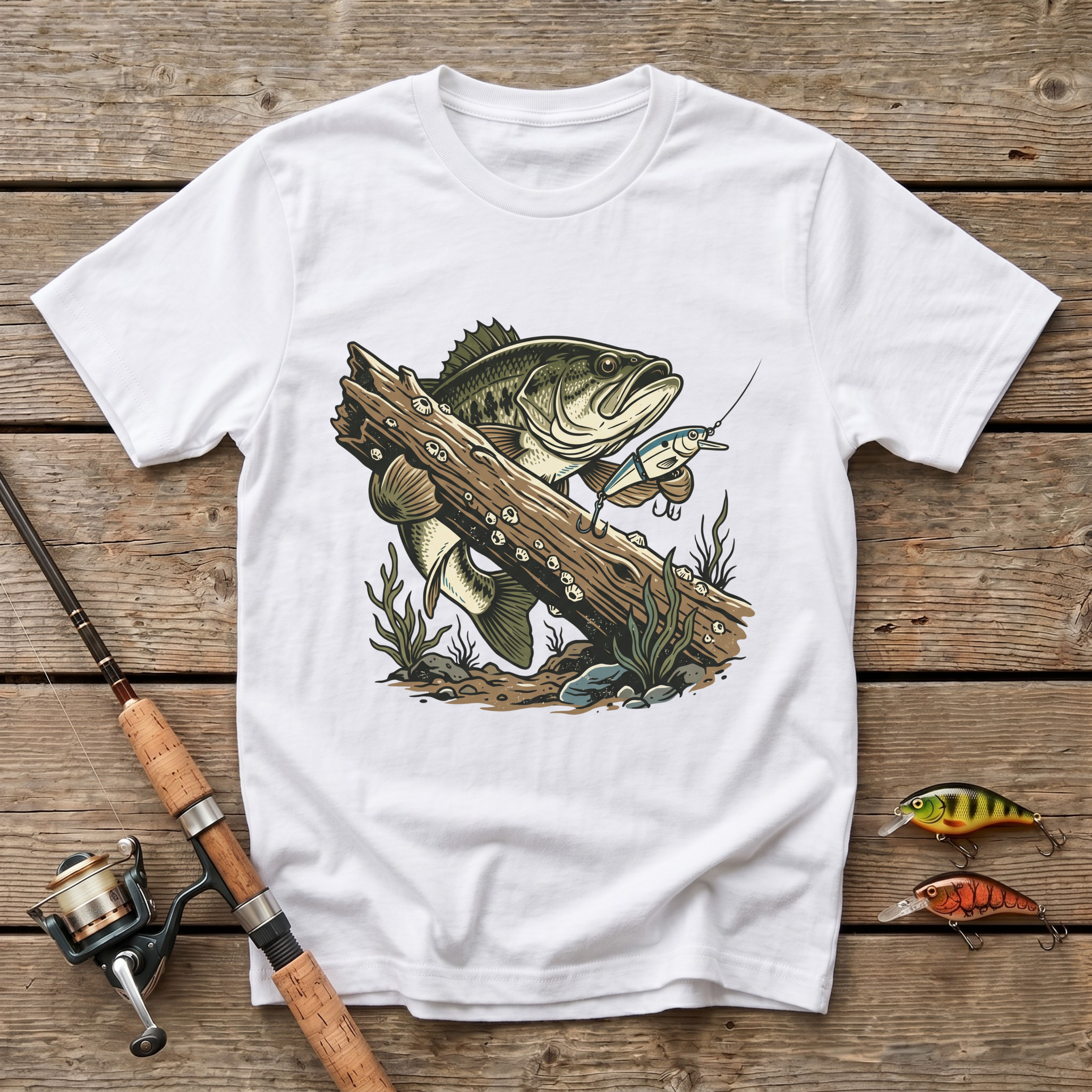 Hook A Log T-Shirt