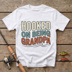 Hooked On Being Grandpa T-Shirt