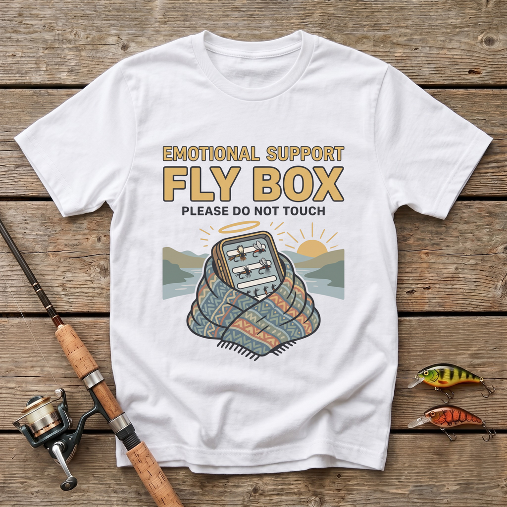 Emotional Support Fly Box T-Shirt