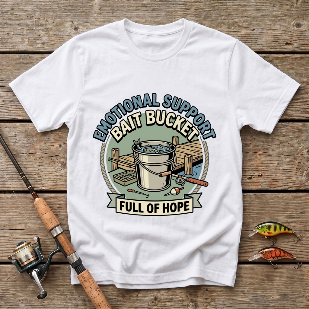 Emotional Support Bait Bucket T-Shirt