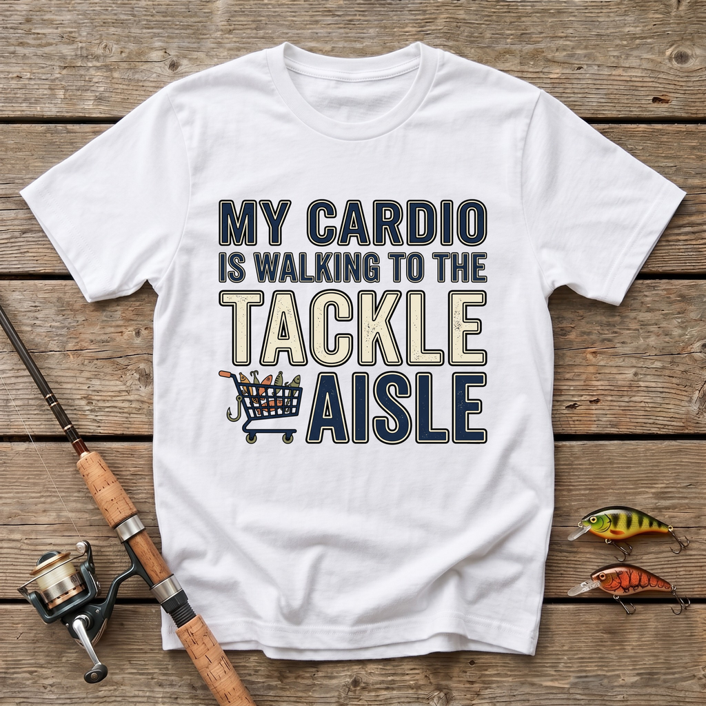My Cardio Is Walking To The Tackle Aisle T-Shirt
