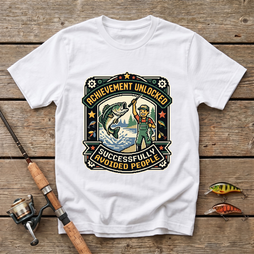 Achievement Unlocked: Successfully Avoided People T-Shirt
