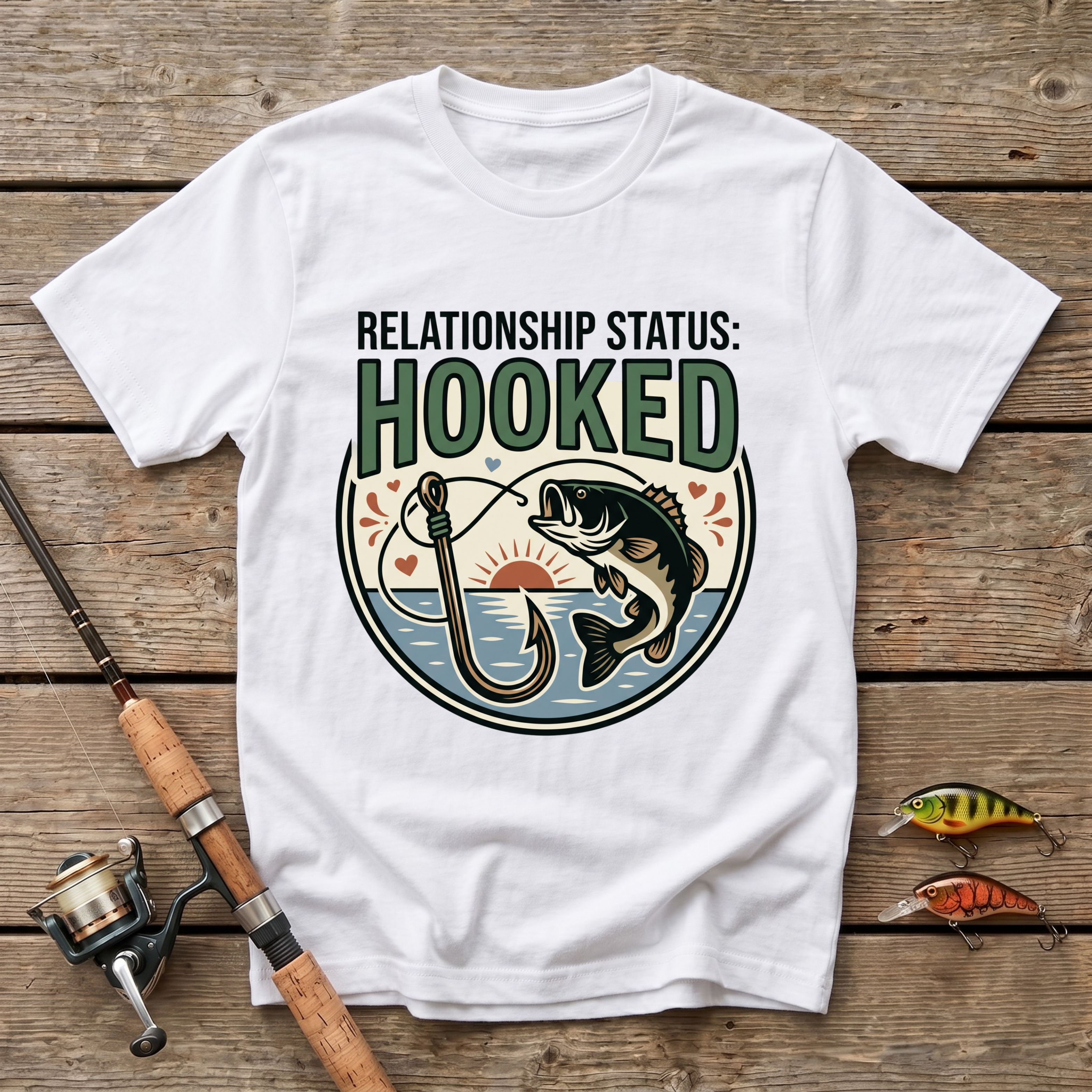 Relationship Status Hooked T-Shirt
