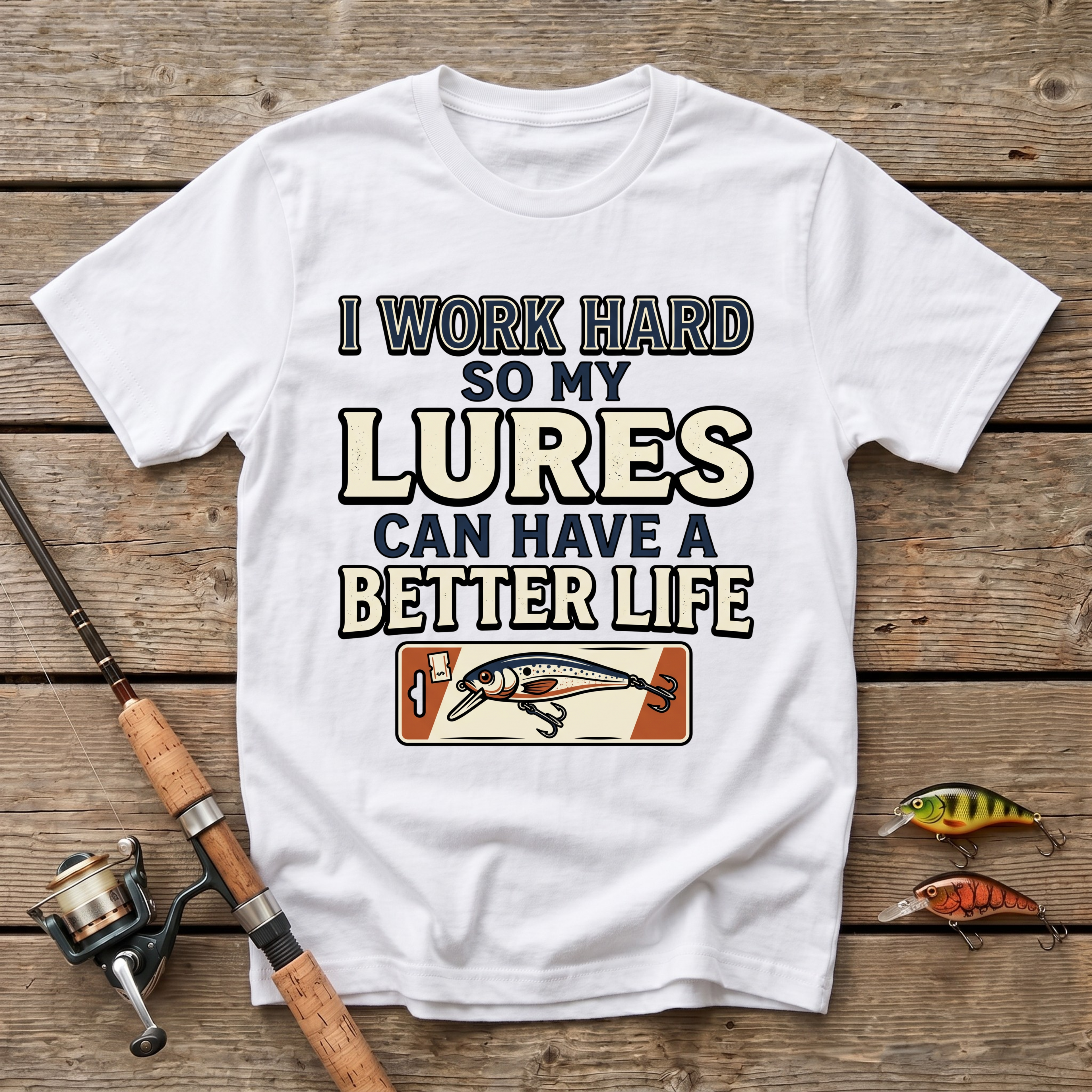 I Work Hard So My Lures Can Have A Better Life T-Shirt