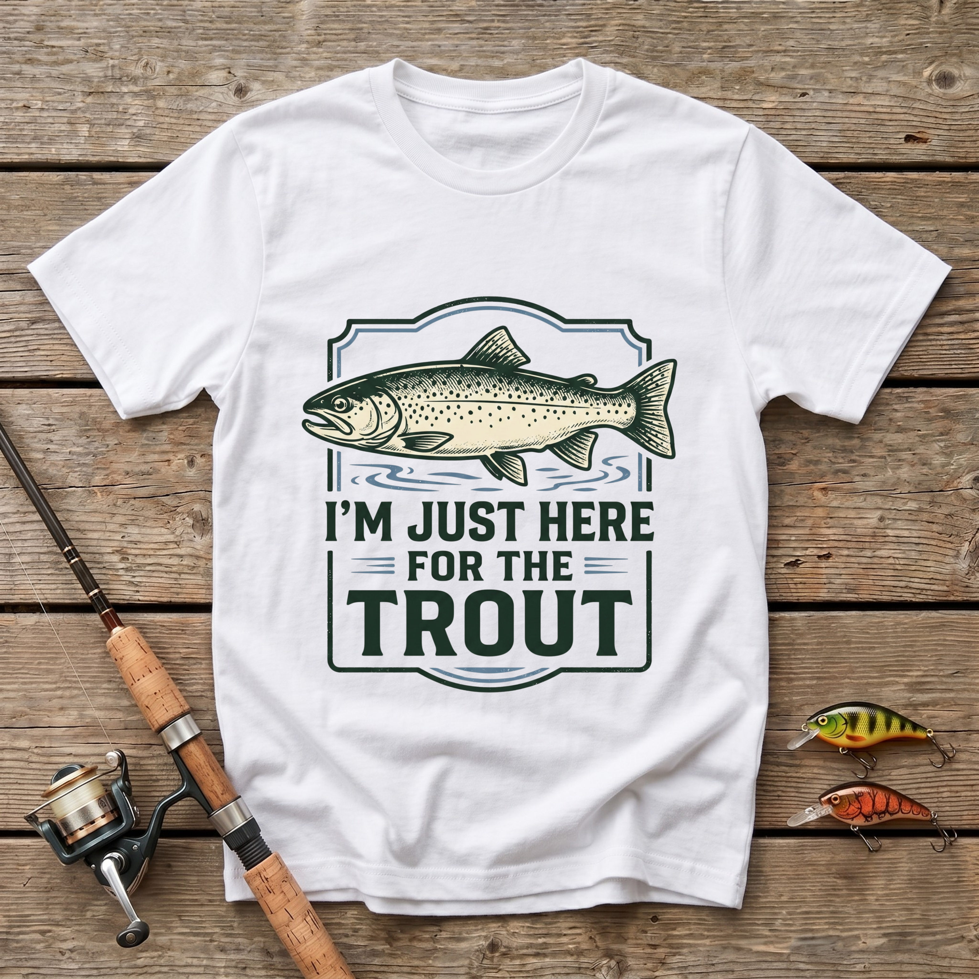 I'm Just here For The Trout T-Shirt