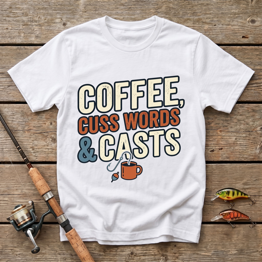 Coffee, Cuss Words And Casts T-Shirt