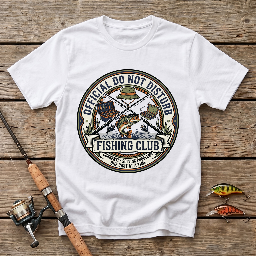 Do Not Disturb Fishing Club T-Shirt