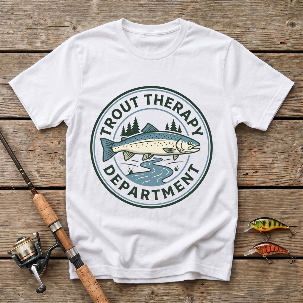 Trout Therapy Department T-Shirt