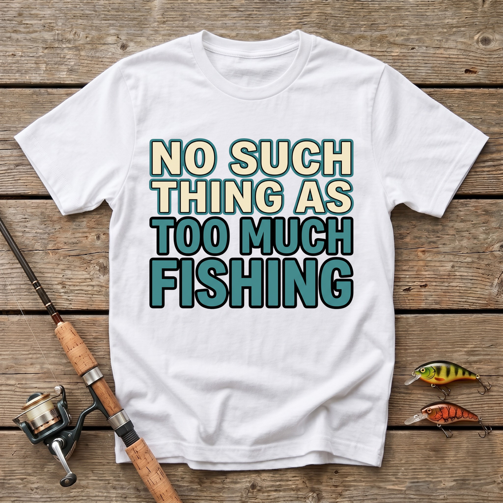 No Such Thing As Too Much Fishing T-Shirt