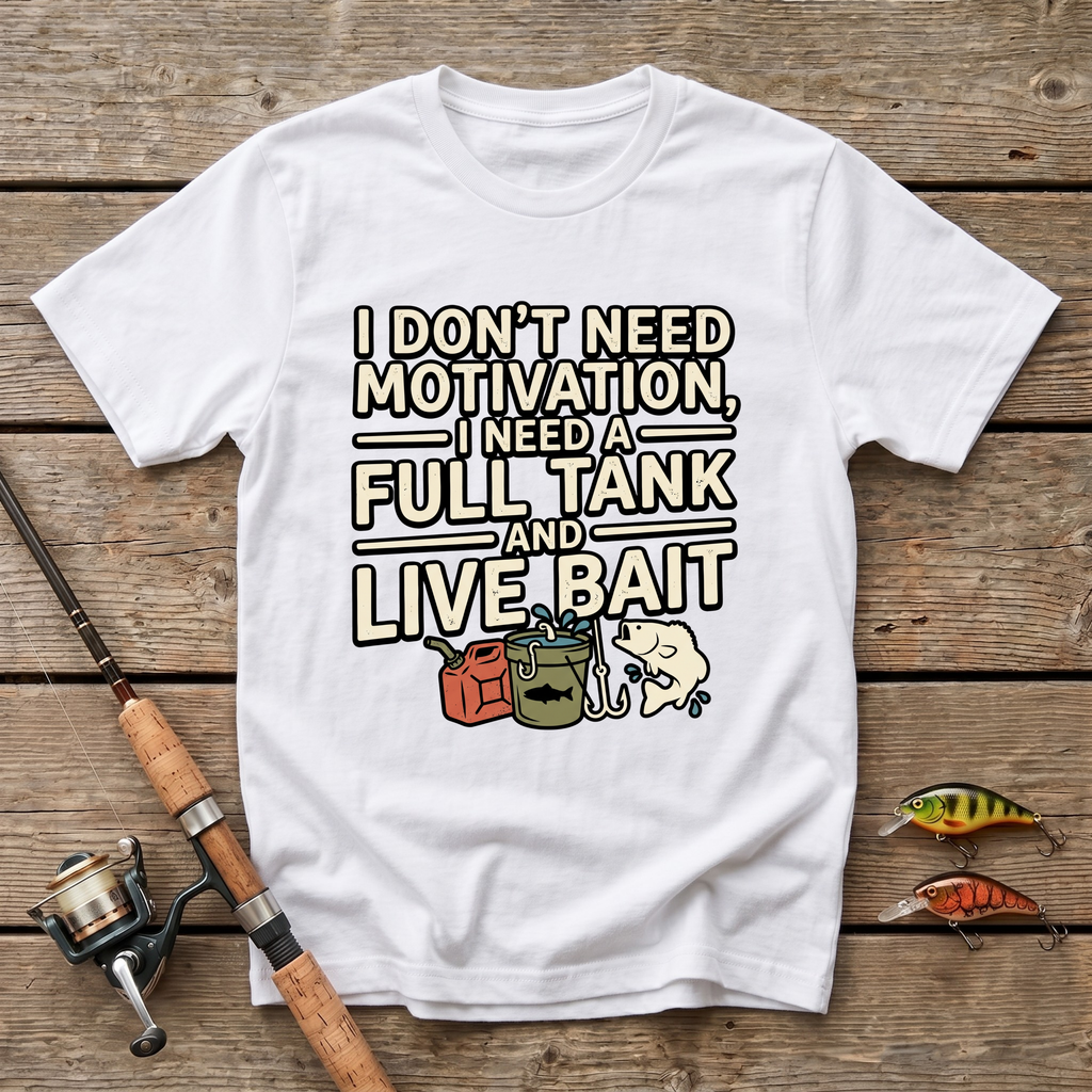 Full Tank And Live Bait T-Shirt