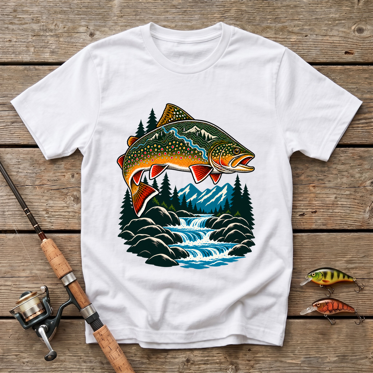 Leaping Trout T-Shirt