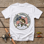 Freedom, Family, Fishing T-Shirt