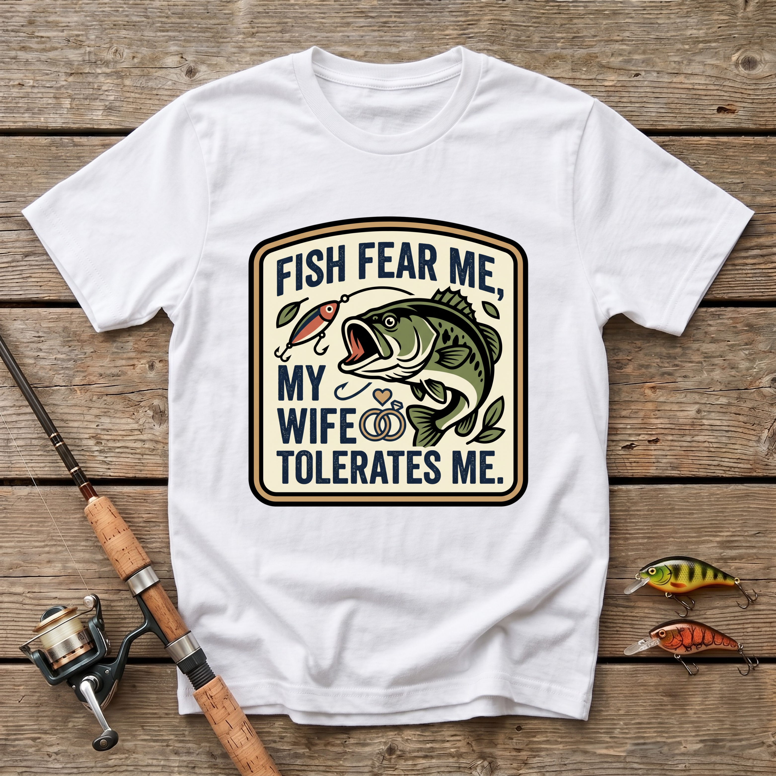 Wife Tolerates Me T-Shirt