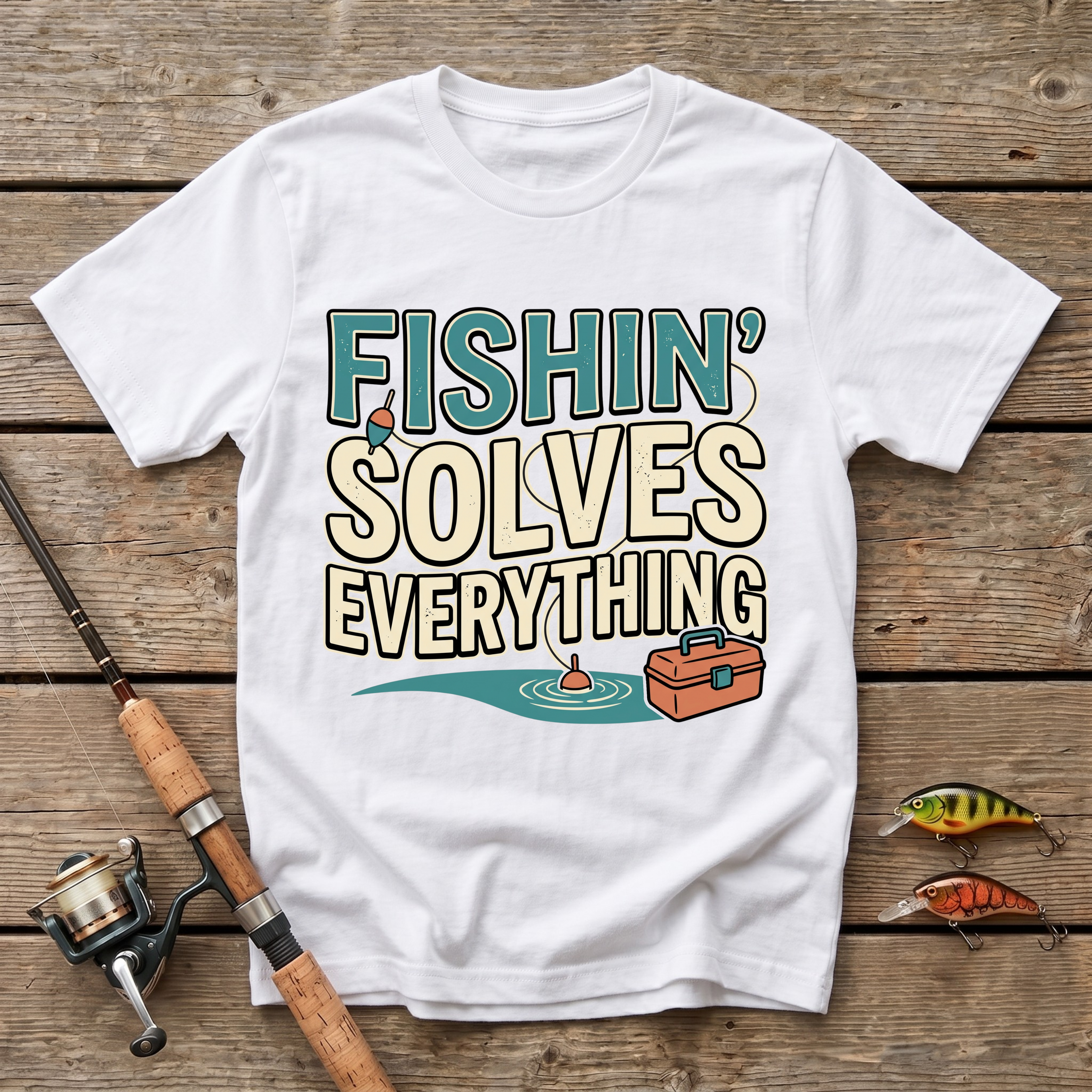Fishin' Solves Everything T-Shirt