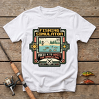 Fishing Simulator. Press X To Waste The Whole Day T-Shirt