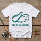 Reel Men Tell Fish Tales T-Shirt