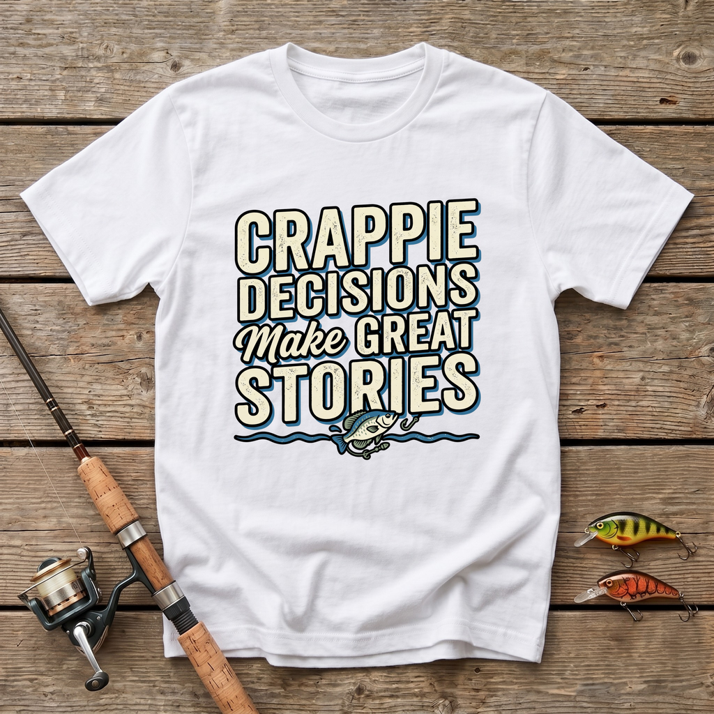 Crappie Decisions Make Great Stories T-Shirt