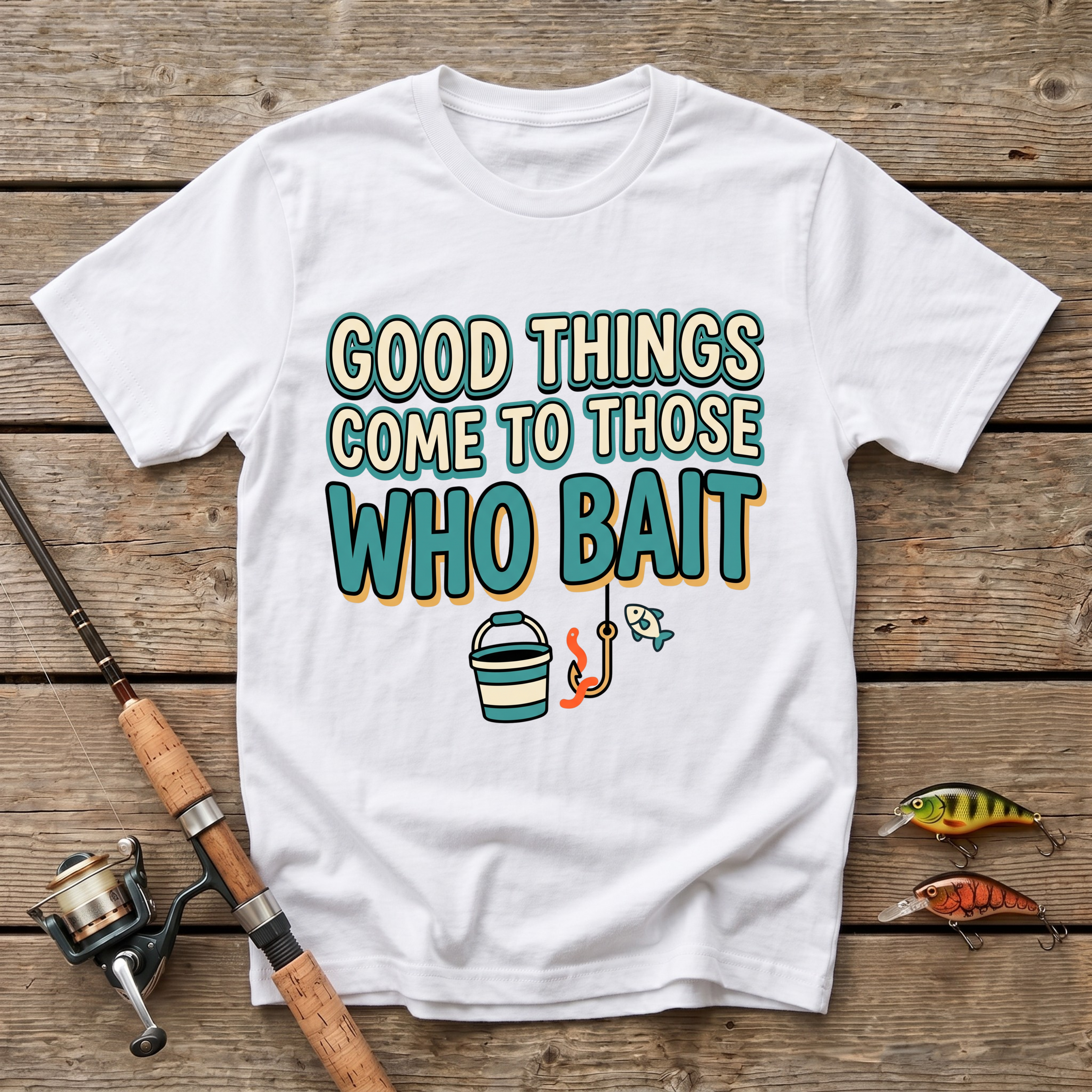 Good Things Come To Those Who Bait T-Shirt